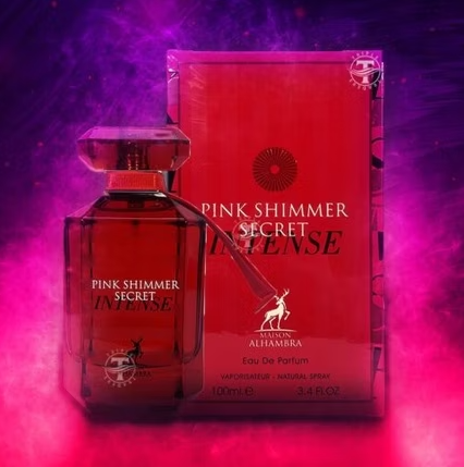 Maison Alhambra Pink Shimmer Secret Intense Eau de Parfum 100ml | Damen | Süß & Verführerisch